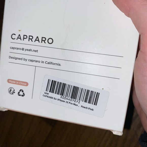 Peach Pink iPhone 15 pro max case - Picture 3 of 3